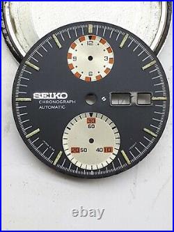 Seiko Ufo 6138-0011 Speedtimer Auto Wrist Watch Japan Dial For Restore Or Parts