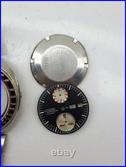 Seiko Ufo 6138-0011 Speedtimer Auto Wrist Watch Japan Dial For Restore Or Parts