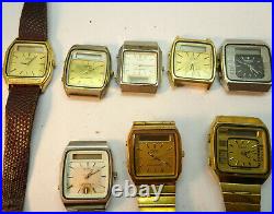 Seiko h357 and h229 lot of 1980's vintage digi ana watches for repair or parts