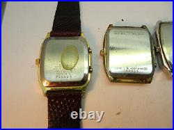 Seiko h357 and h229 lot of 1980's vintage digi ana watches for repair or parts