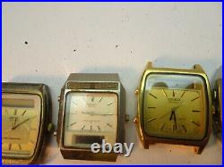 Seiko h357 and h229 lot of 1980's vintage digi ana watches for repair or parts