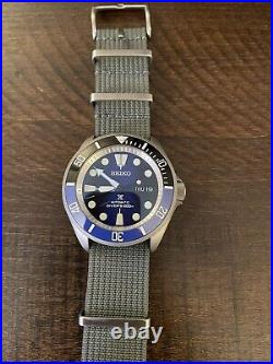 Seiko mod 42mm case with sapphire NH36 movement. All new parts