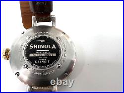 Shinola Birdy 34mm Detroit Argonite 775 Double Wrap Sapphire Swiss Parts