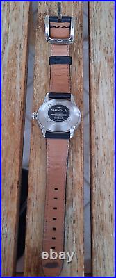 Shinola The Gail 36 mm Slate Blue Dial Quartz w Leather Strap US Built