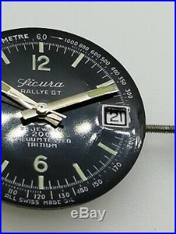 Sicura Rallye GT EB 8021 Watch Movement with Hands, Crown, Dial Working (B116)
