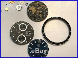 TAG HEUER Watch DIAL, HANDS, CRYSTAL AUTHENTIC Movement PARTS SWISS MADE