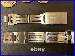 TAG Heuer Watch Dial, movements, hands, case, crystals, bracelet, and more parts