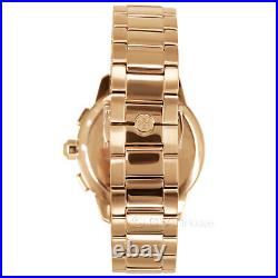 TORY BURCH Collins Womens Chronograph Watch White Dial Rose Gold Stainless Steel