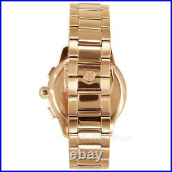 TORY BURCH Collins Womens Rose Gold Chronograph Watch, White Dial, Link Band