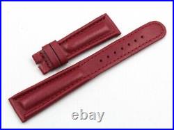 TUDOR Watch Band Burgundy Spare Parts Real Leather 20/16mm Sports Hand Made