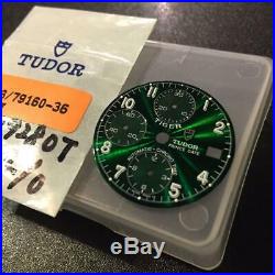TUDOR x TIGER Chrono Time Green Dial 6 Clock hands set Ref. 79260 79280