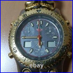 Tag Heuer Ayrton Senna CG1122-0 Junk for Parts Japan