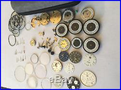 Tag Heuer Watch Parts Dial + Movement + Hands + Boxes + More