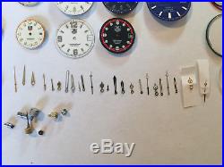 Tag Heuer Watch Parts Dial + Movement + Hands + Boxes + More