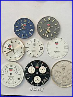 Tag Heuer Watch Parts Dial + Movement + Hands + Boxes + More