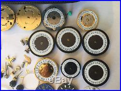 Tag Heuer Watch Parts Dial + Movement + Hands + Boxes + More