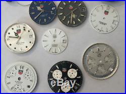 Tag Heuer Watch Parts Dial + Movement + Hands + Boxes + More