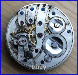 Tavannes Watch Co Pocket Hand Manuale 43,7 MM No Funziona For Parts Tasca