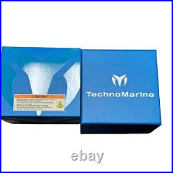TechnoMarine TM-116004 Cruise Carbon 45mm with Black Retro Strap! Customized