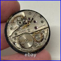 Timor Dirty Dozen Military W. W. W Cal 6060 Watch Movement + Dial + 2 Hands Parts