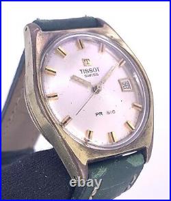 Tissot 41620 Pr 516 2461 Hand Manual 34 mm Doesn'T Works For Parts Watch Swiss