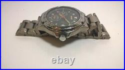 Titanium Seiko Space Navigator 6M23-7010 SBBD005 Dancing Hands for PARTS/REPAIR