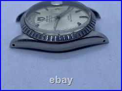 Tudor Oyster Prince Date Day 94500 Ss 35mm Men Watch For Parts Cover Missing