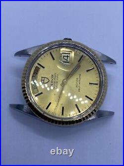 Tudor Oyster Prince Date Day 94613 Ss/Gold 35mm Men Watch, For Parts, Working