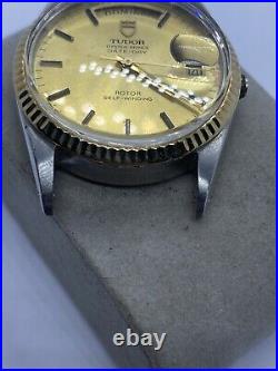 Tudor Oyster Prince Date Day 94613 Ss/Gold 35mm Men Watch, For Parts, Working