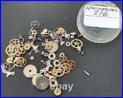 UNIVERSAL GENEVE Cal. 216 lot lote parts lot vintage hand manual movement watch
