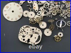 UNIVERSAL GENEVE Cal. 500 501 lot lote parts lot vintage hand manual watch