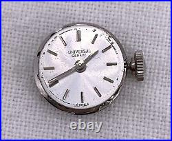 Universal Genève 542 Hand Manual 13,5mm Doesn'T Works For Parts Watch Swiss