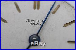 Universal Geneve 800 Swiss Mechanical Hand Wind Watch Parts Vintage Movement