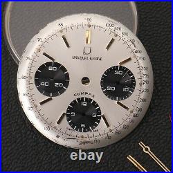 Universal Geneve Compax Chronograph Watch Dial with Hands Watchmakers Spare Parts