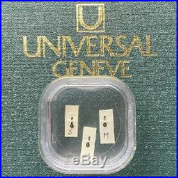 Universal Geneve Space Compax 885104/01 Tritium Hands Set Blue Steel