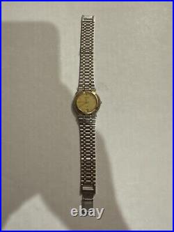 Used Mens Gucci Watch FOR PARTS OR REPAIR one of the hands is broken off