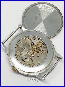 VINTAGE Germany MILITARY WWII watch Thiel sold for parts only balance dial hands