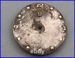 VINTAGE OMEGA CAL 371 WATCH P6521 MOVEMENT 1940'S WithDIAL AS IS PARTS RESTORATION