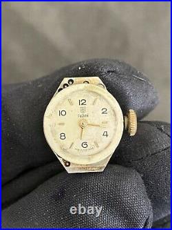 VINTAGE TUDOR Watch ladies Swiss Made 17J 19mm Parts Repair 1940s Hand-winding