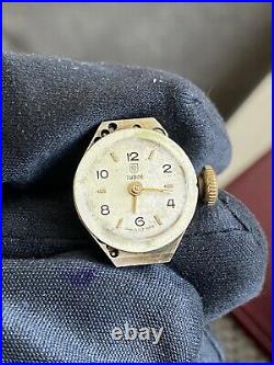 VINTAGE TUDOR Watch ladies Swiss Made 17J 19mm Parts Repair 1940s Hand-winding