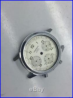 Vintage Wakmann Chorno Case + Dial + Hands For Parts