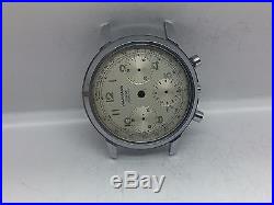 Vintage Wakmann Chorno Case + Dial + Hands For Parts