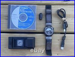 VTG CASIO WMP-1 MP3 Player Wristwatch 2002 Japan UNTESTED AS IS/FOR PARTS REPAIR