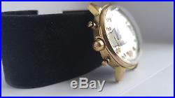 Valjoux 7734 gold plated case with dial and hands. 4parts