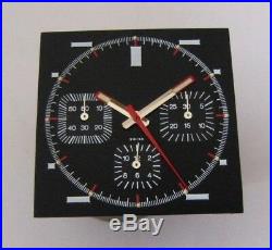 Valjoux 7736, Chronographe dial with hands, fit for HEUER MONACO, NOS swiss made