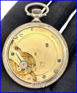 Vasconia Hand Manual Vintage 43,3 MM Doesn'T Works For Parts Pocket Watch