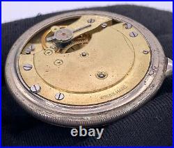 Vasconia Hand Manuale Vintage 43,3 MM No Funziona For Parts Pocket Watch