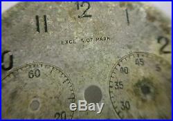 Very Rare Excelsior-Park 14' Chronograph Movement Dial Hands Case Back Parts