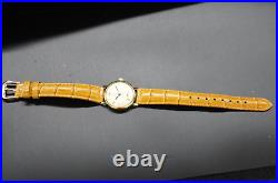 Vicence Ladies 14K Yellow Gold 26mm Case & Steel Back wristwatch V19716491 A96