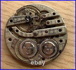 Victor Jeannot Genève Hand Manual 1 11/32in Doesn'T Works 4 Parts Pocket Watch